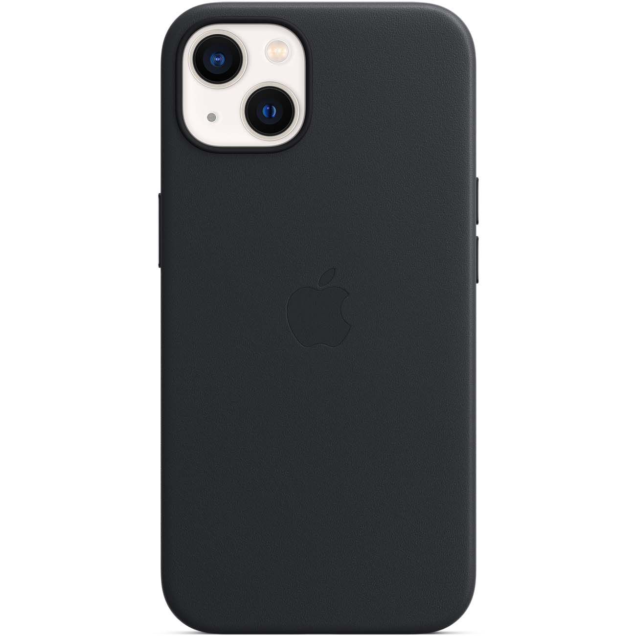 Чехол Apple iPhone 13 Leather Case MagSafe Midnight купить