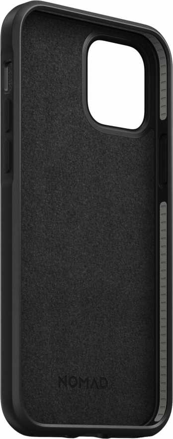 Чехол Nomad Rugged Case для iPhone 12/12 Pro, кожа, черный (коричневый)