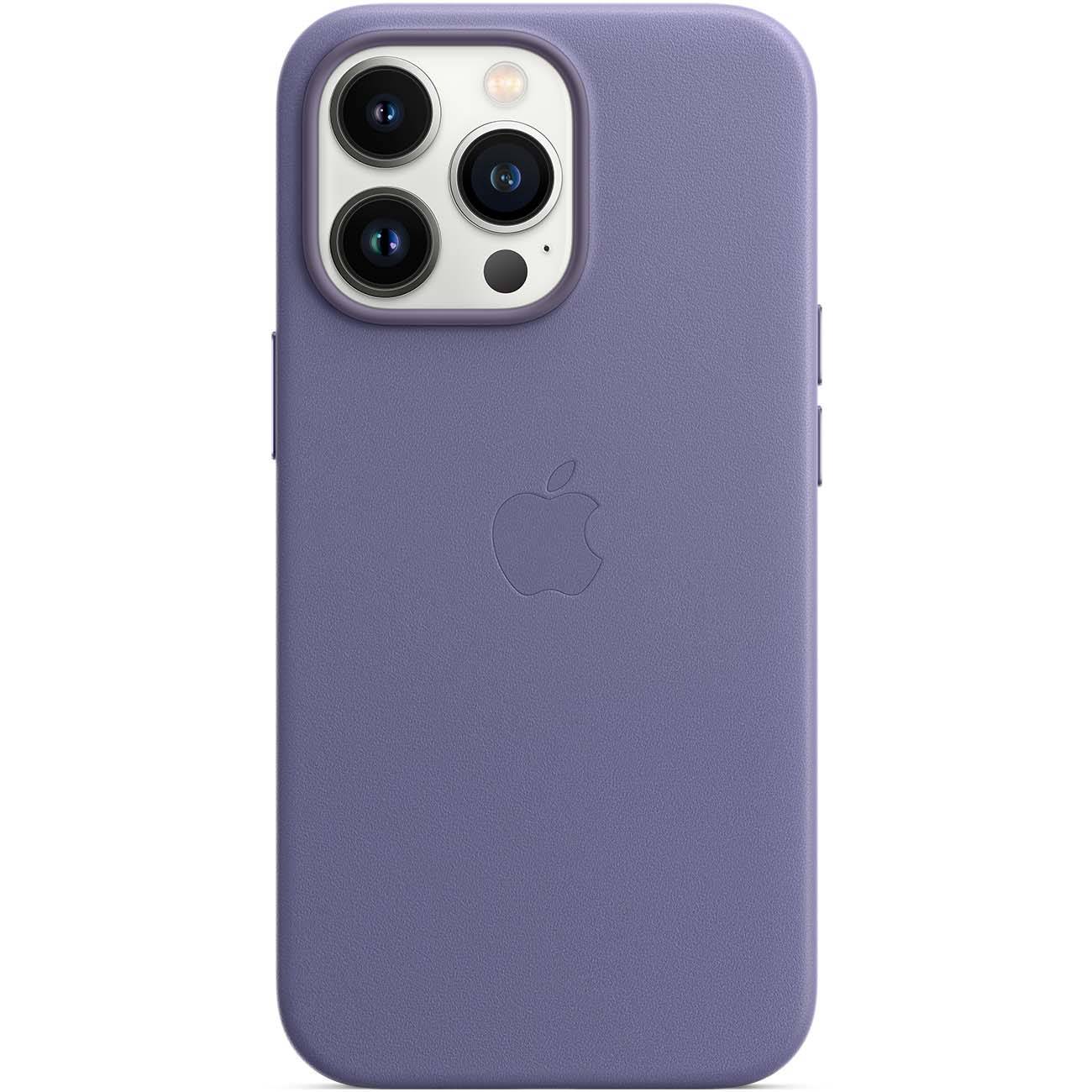 Чехол Apple iPhone 13 Pro Leather Case MagSafe Wisteria купить