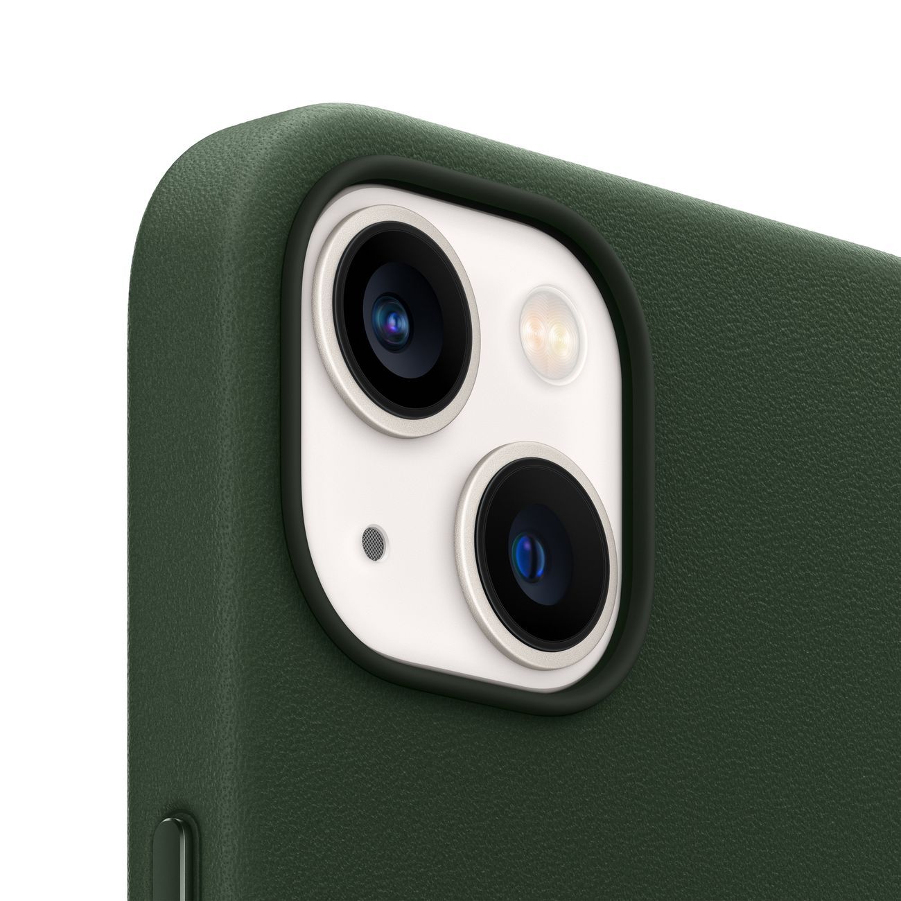 Чехол Apple iPhone 13 Leather Case MagSafe Sequoia Green купить