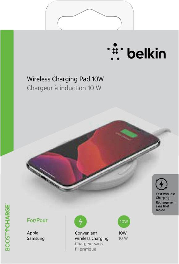 Belkin Беспроводные зарядные устройства Беспроводное ЗУ Belkin, 10Вт + кабель Micro-USB, белый купить