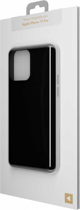 Чехол Moonfish MagSafe для iPhone 13 Pro, силикон, черный купить