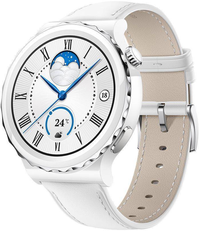 Смарт-часы Huawei Watch GT 3 Pro 43мм, 1.32" белый/серебристый купить
