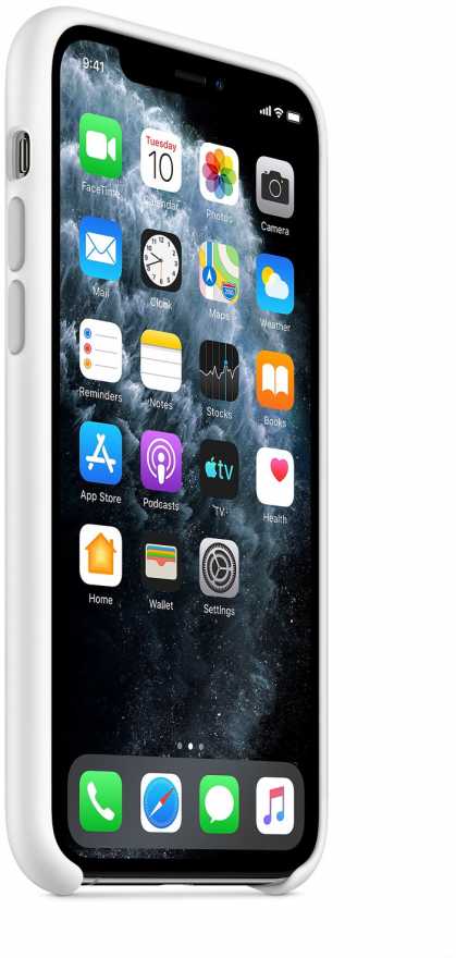 Чехол moonfish для iPhone 11 Pro, силикон, белый купить