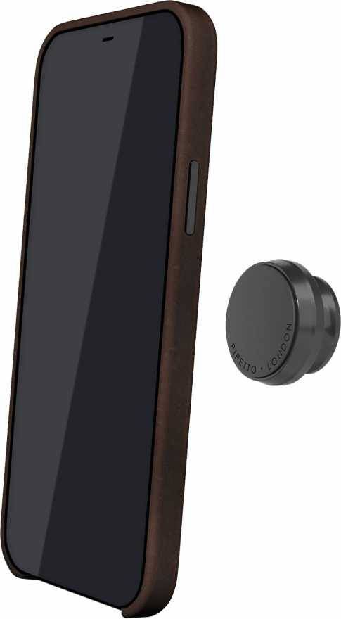 Чехол Pipetto Magnetic Leather Case для iPhone 12 Pro Max, коричневый купить