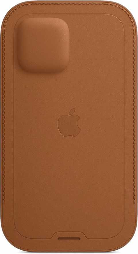 Чехол-конверт Apple MagSafe для iPhone 12/12 Pro, кожа, золотисто-коричневый купить