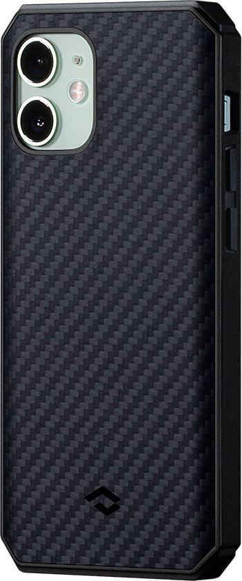 Чехол Pitaka MagEZ Case Pro 2 для iPhone 12 mini, кевлар, черно-серый купить