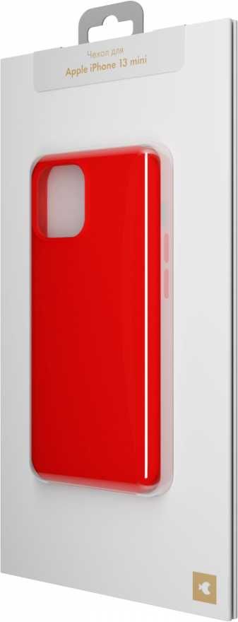 Чехол moonfish для iPhone 13 mini, силикон, красный купить