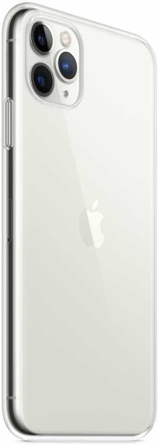 Чехол moonfish для iPhone 11 Pro Max, силикон, черный (прозрачный)