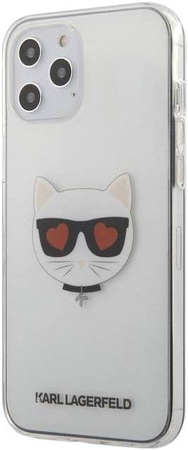 Чехол Lagerfeld Choupette Head Hearts для iPhone 12 Pro Max, прозрачный купить