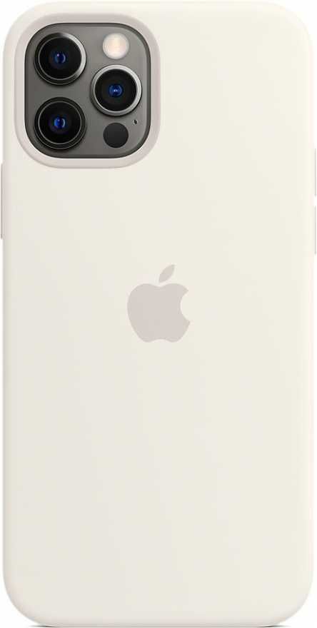 Чехол Apple MagSafe для iPhone 12/12 Pro, cиликон, белый купить
