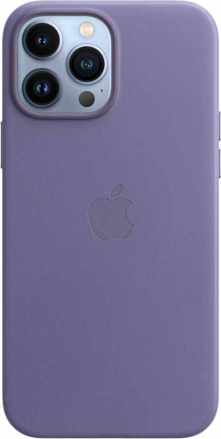 Чехол Apple MagSafe для iPhone 13 Pro Max, кожа, сиреневая глициния купить