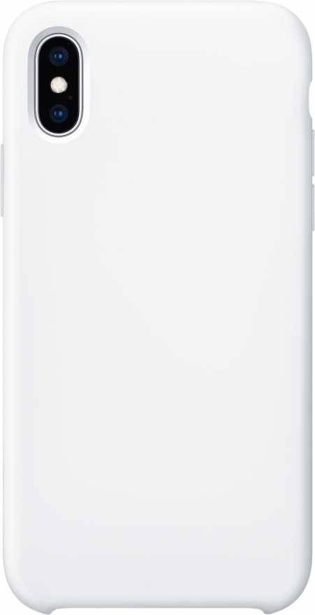Чехол Moonfish для iPhone XS, силикон, белый (белый)
