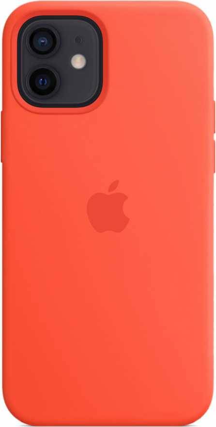 Чехол Apple MagSafe для iPhone 12/12 Pro, силикон, ярко‑жёлтый (солнечный апельсин)