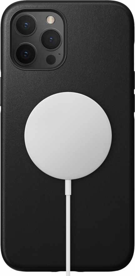 Чехол Nomad Rugged Case MagSafe для iPhone 12 Pro Max, кожа, черный купить