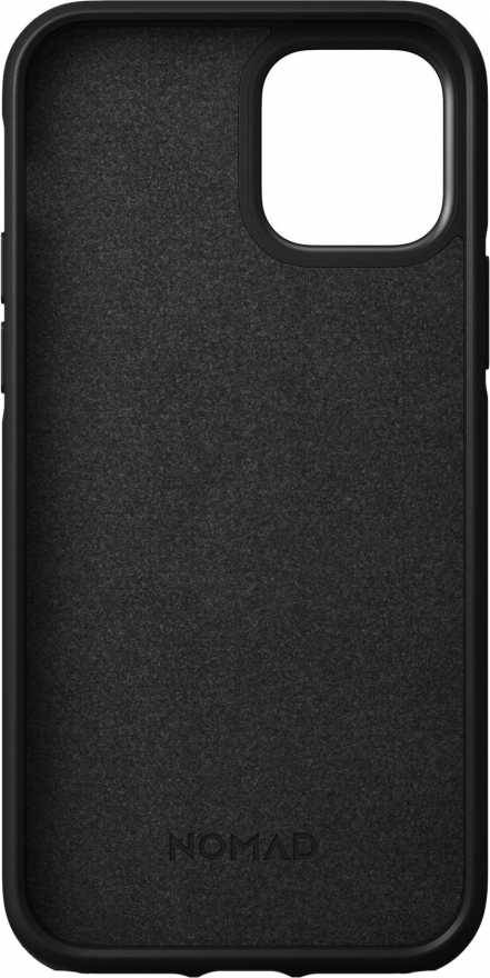 Чехол Nomad Rugged Case для iPhone 12/12 Pro, кожа, черный купить