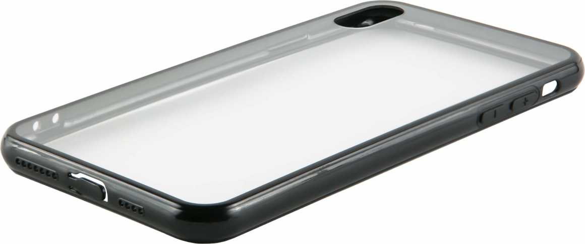 Чехол moonfish для iPhone XS Max, пластик, чёрный кант купить