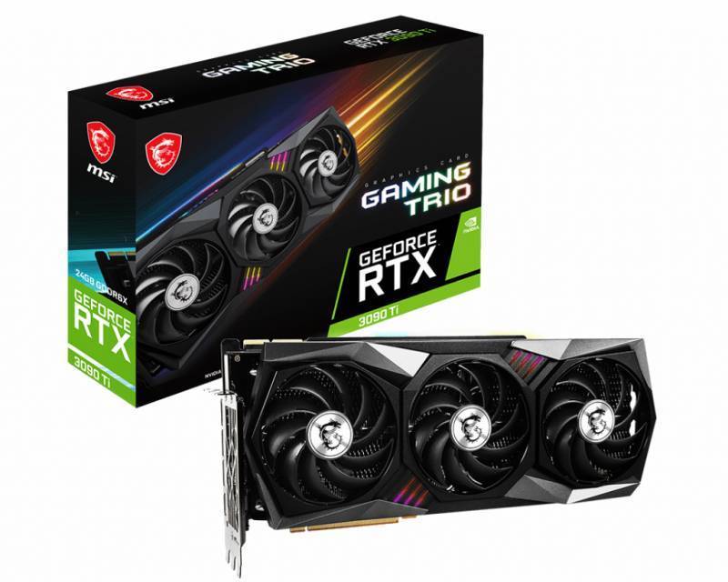 Видеокарта MSI GeForce RTX 3090 Ti 24576Mb GAMING TRIO купить