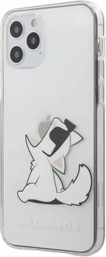 Чехол Lagerfeld Choupette Fun для iPhone 12 Pro Max, прозрачный (прозрачный)
