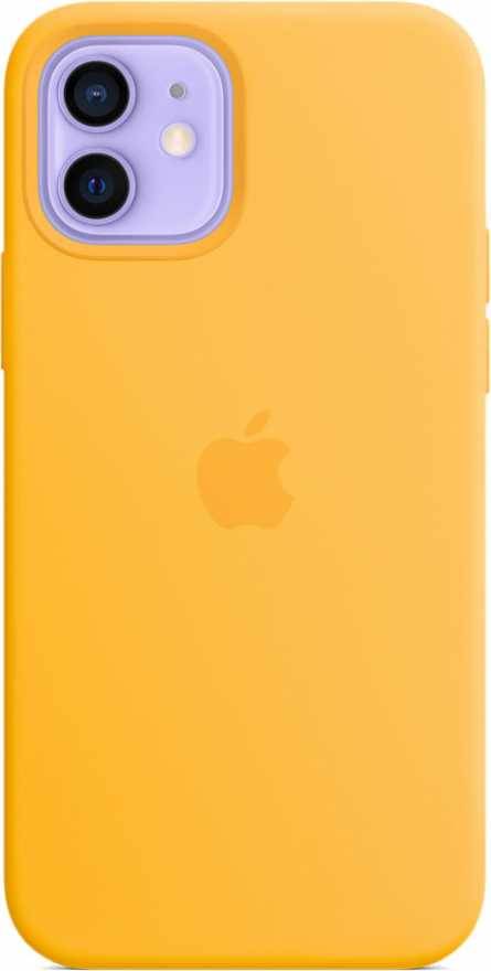 Чехол Apple MagSafe для iPhone 12/12 Pro, силикон, ярко‑жёлтый купить