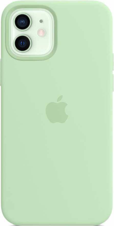 Чехол Apple MagSafe для iPhone 12/12 Pro, силикон, капри (светло-зеленый)