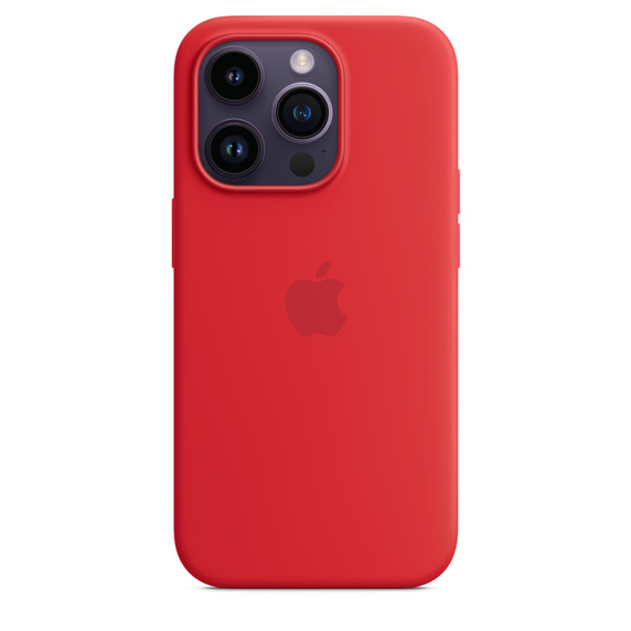 Чехол (клип-кейс) Apple Silicone Case Red with MagSafe, для Apple iPhone 14 Pro купить