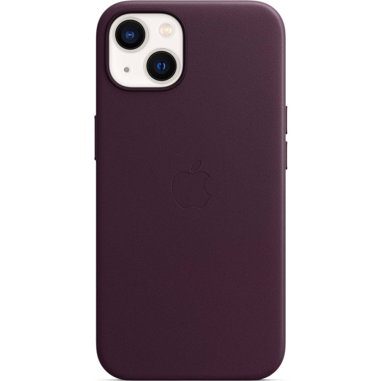 Чехол Apple iPhone 13 Leather Case MagSafe Dark Cherry купить