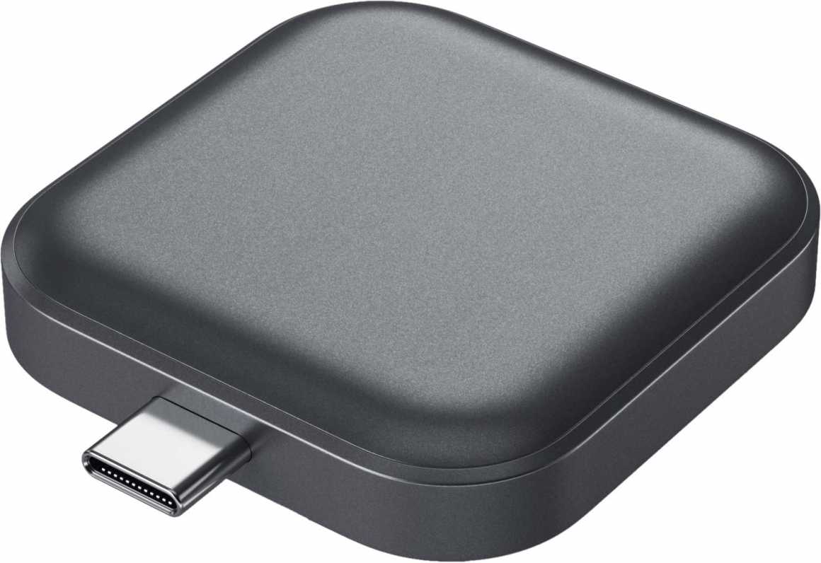 Беспроводное зарядное устройство Satechi Magnetic Charging Dock для Apple Watch, USB-C, серый купить