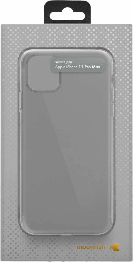 Чехол moonfish для iPhone 11 Pro Max, пластик, прозрачный купить