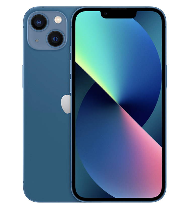 Смартфон Apple iPhone 13 (синий, 128 ГБ)