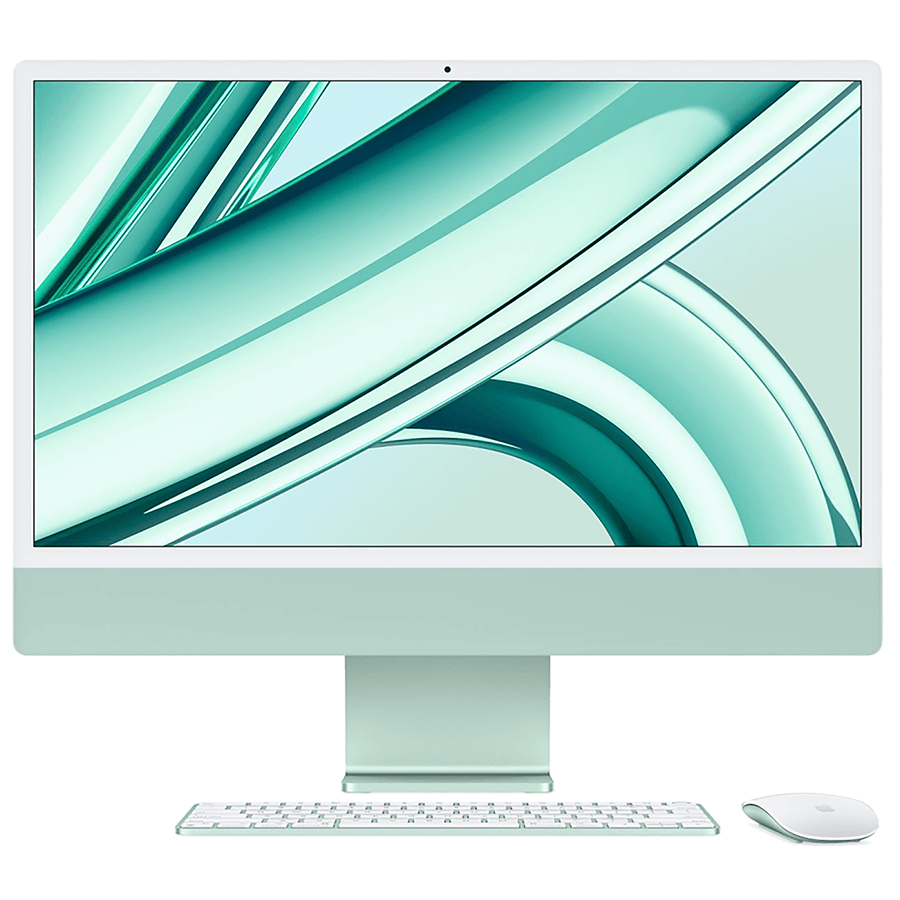 Моноблок Apple iMac 24" Retina 4,5K, M3/8C CPU/10C GPU/2023 (зеленый, 8 ГБ, 256 ГБ)