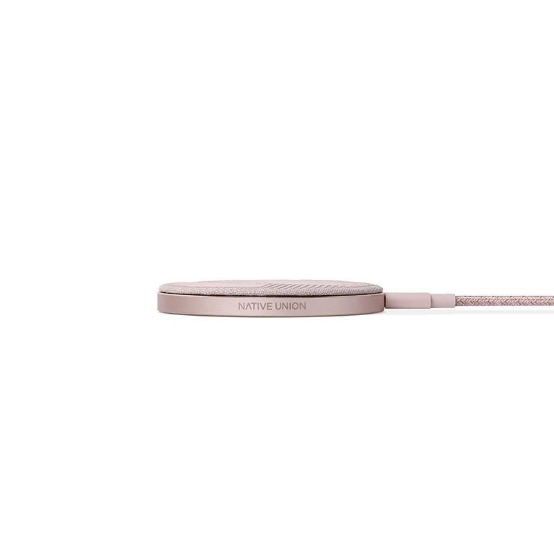 Беспроводное зарядное устройство Native Union Drop, серый (розовый)