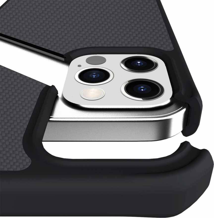 Чехол Itskins HYBRID BALLISTIC для iPhone 12 Pro Max, черный купить