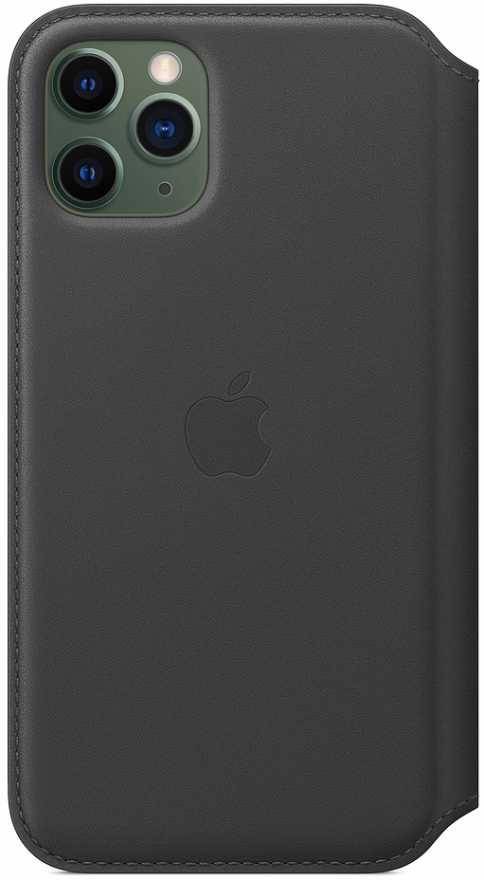 Чехол Apple для iPhone 11 Pro Leather Folio, чёрный купить