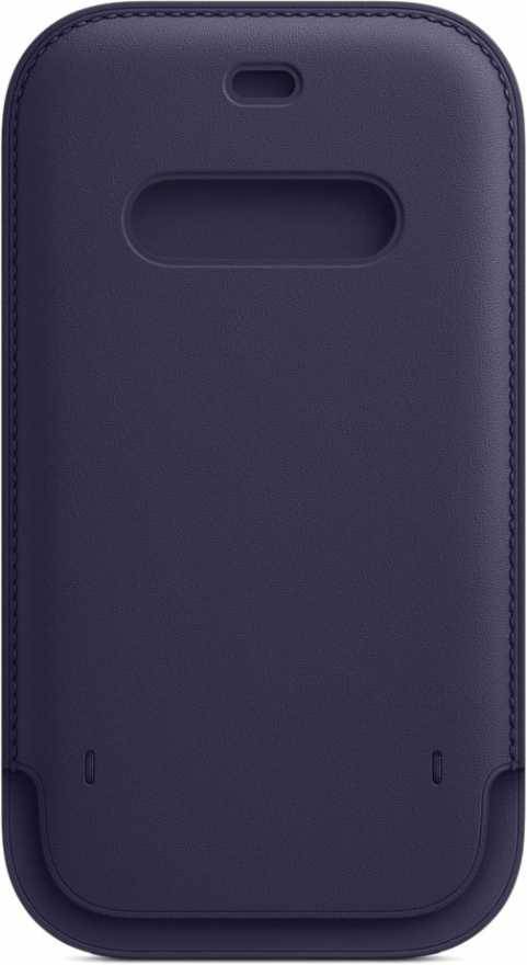 Чехол-конверт Apple MagSafe для iPhone 12/12 Pro, кожа, тёмно-фиолетовый купить