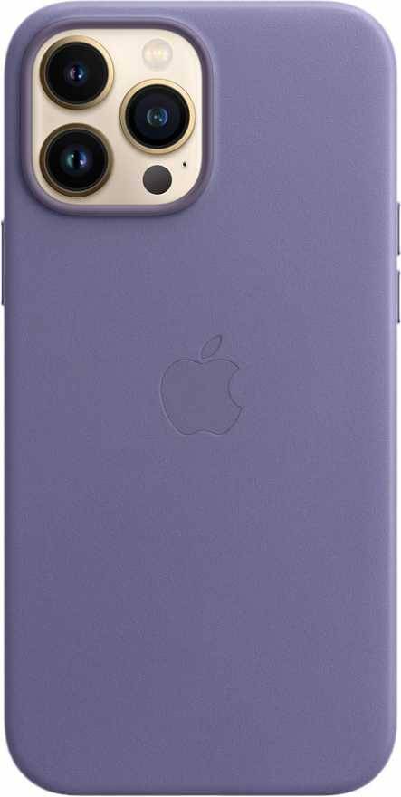 Чехол Apple MagSafe для iPhone 13 Pro Max, кожа, «сиреневая глициния» купить