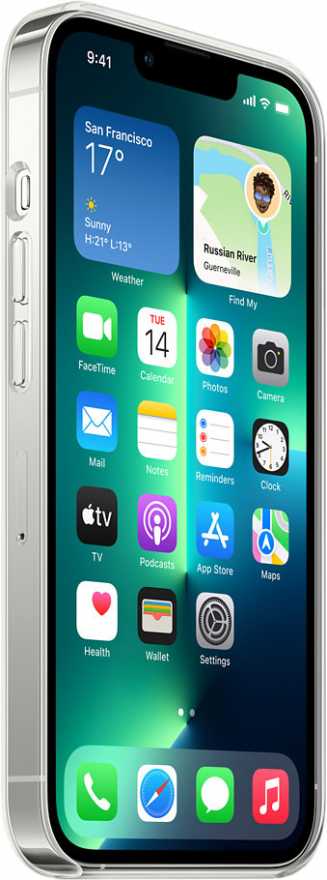 Чехол Apple MagSafe для iPhone 13 Pro, поликарбонат, прозрачный купить
