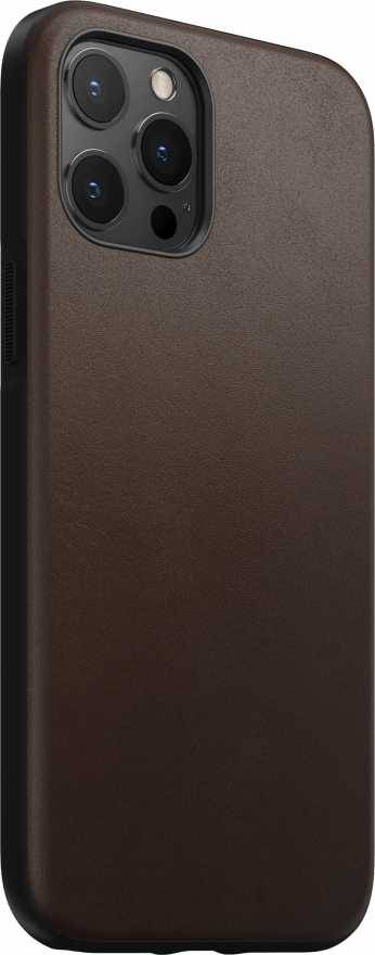 Чехол Nomad Rugged Case для iPhone 12 Pro Max, кожа, коричневый купить