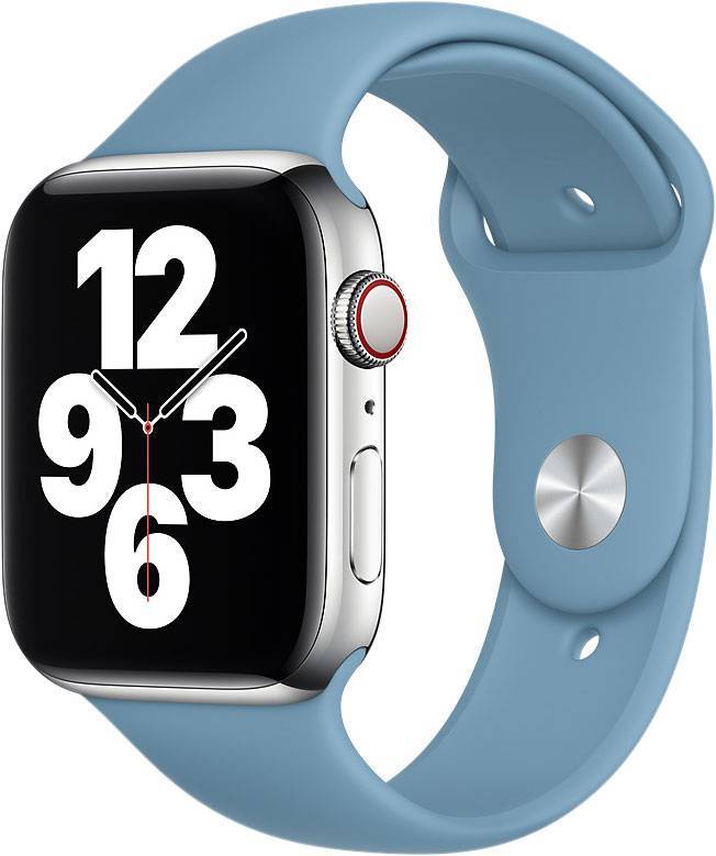 Спортивный ремешок Apple Watch 44мм, скандинавский синий (голубой)