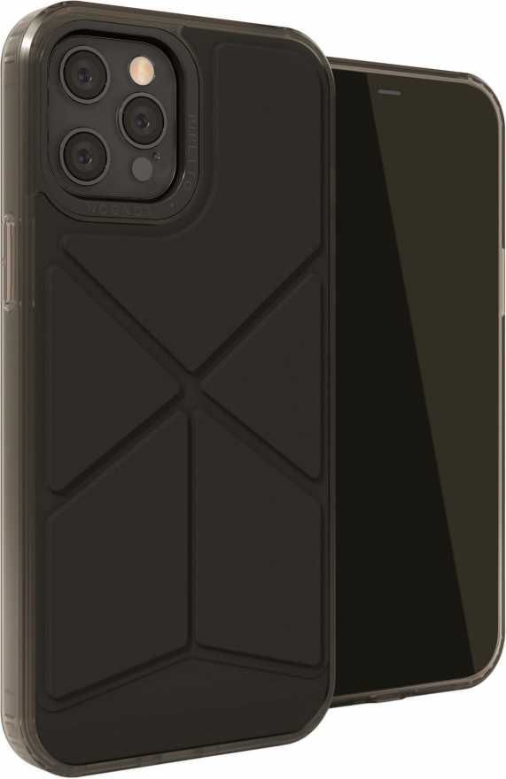 Чехол Pipetto Origami Snap для iPhone 12 Pro Max, черный (черный)