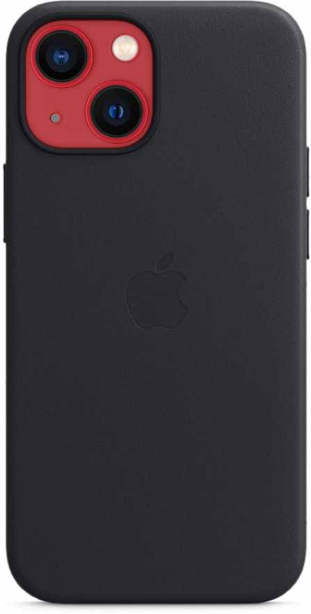 Чехол Apple MagSafe для iPhone 13 mini, кожа, тёмная ночь купить