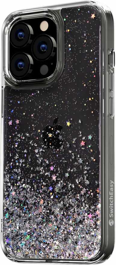 Чехол SwitchEasy Starfield для iPhone 13 Pro, полиуретан, прозрачный (прозрачный)