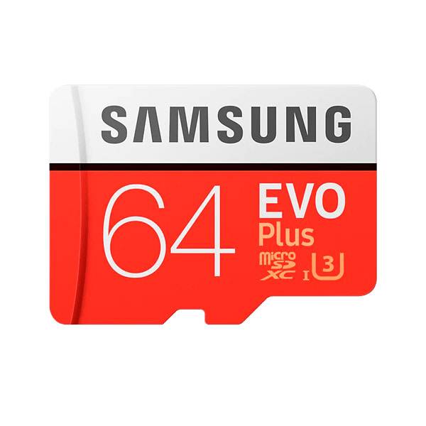 Карта памяти Samsung microSDXC EVO+ UHS-I U3 64GB Class10 (MB-MC64GA/RU) купить