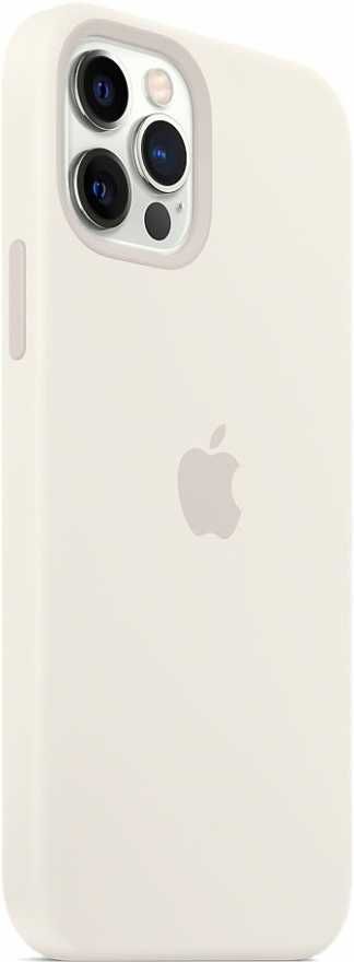Чехол Apple MagSafe для iPhone 12/12 Pro, cиликон, белый купить