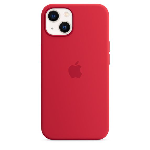 Чехол (клип-кейс) Apple Silicone Case with MagSafe, для Apple iPhone 13 Red купить