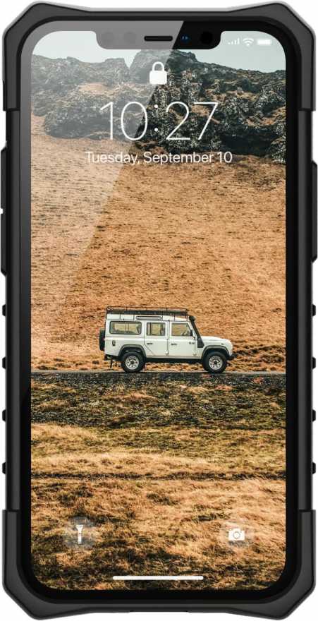 Чехол UAG Pathfinder для iPhone 12 mini, белый (оливковый)