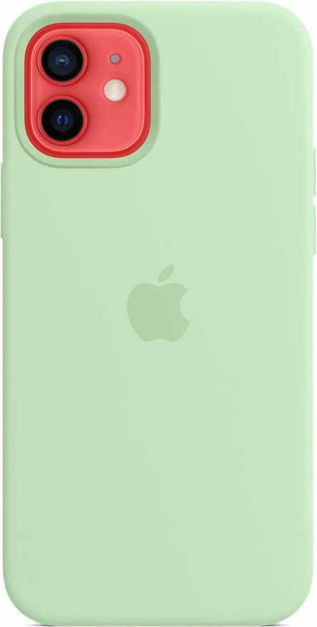 Чехол Apple MagSafe для iPhone 12/12 Pro, силикон, капри (светло-зеленый)